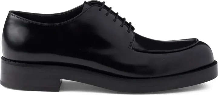 Brushed Leather Derby Shoes