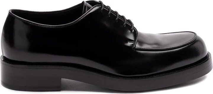Brushed Leather Derby Shoes