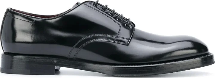 Brushed Leather Derby Shoes
