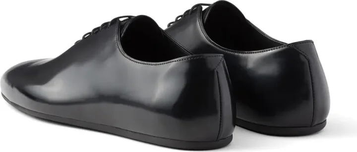 Brushed-Leather Lace-Up Shoes - Image 3
