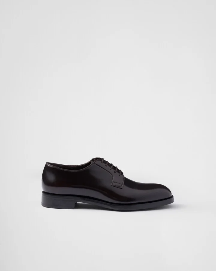 Brushed leather lace-up shoes - Image 2