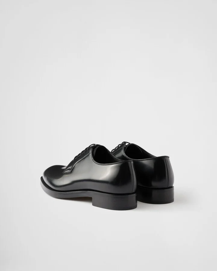 Brushed leather lace-up shoes - Image 4
