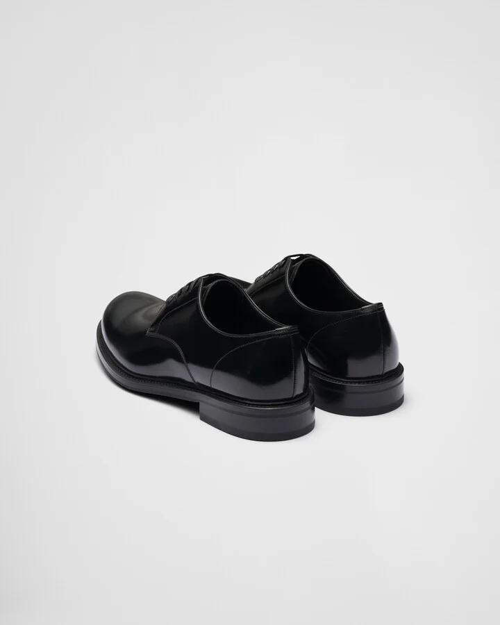 Brushed leather lace-up shoes - Image 5