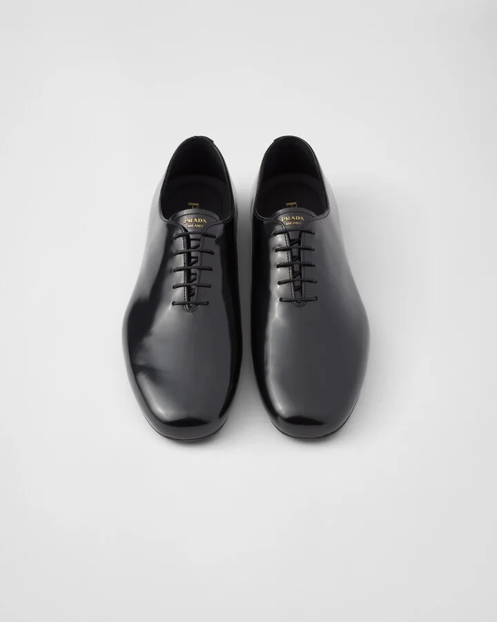 Brushed leather lace-ups - Image 4