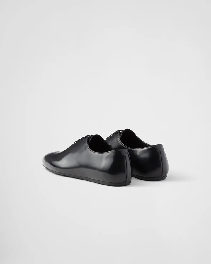 Brushed leather lace-ups - Image 5