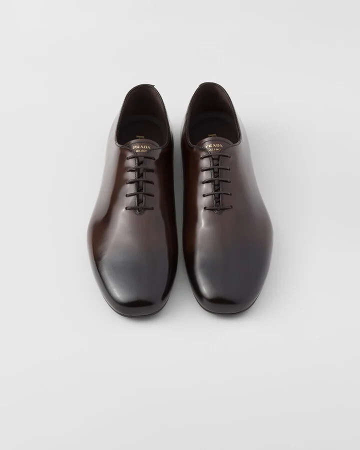 Brushed leather lace-ups - Image 4