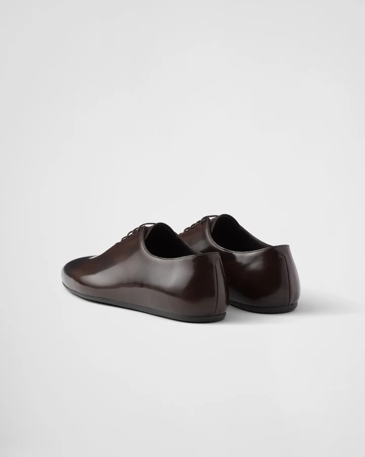 Brushed leather lace-ups - Image 5