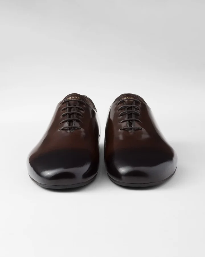 Brushed leather lace-ups - Image 6