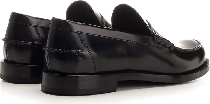 Brushed Leather Loafers - Image 3