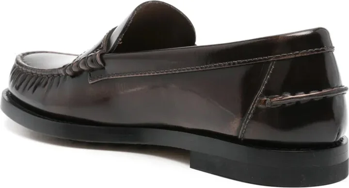 Brushed-Leather Loafers - Image 3