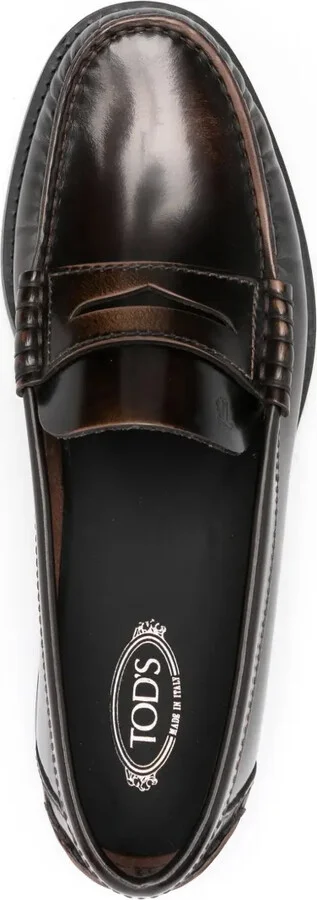 Brushed-Leather Loafers - Image 4