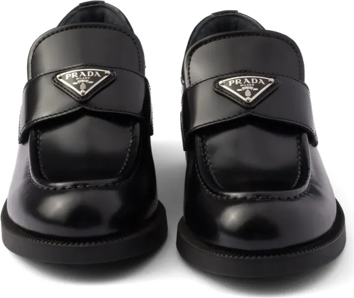 Brushed Leather Loafers - Image 4