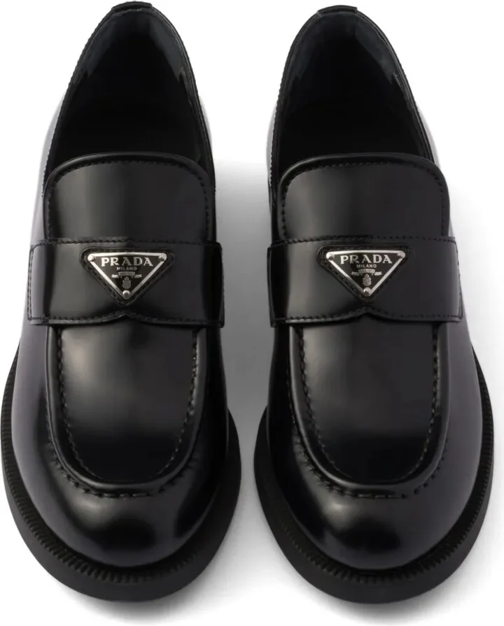 Brushed Leather Loafers - Image 5