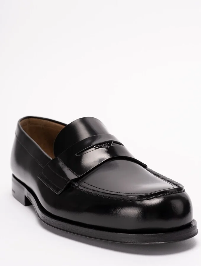 Brushed Leather Loafers - Image 2