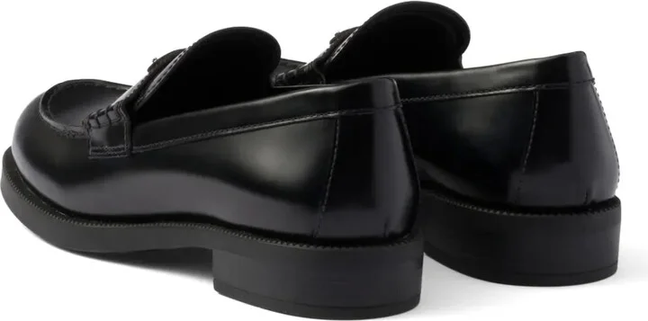 Brushed Leather Loafers - Image 3