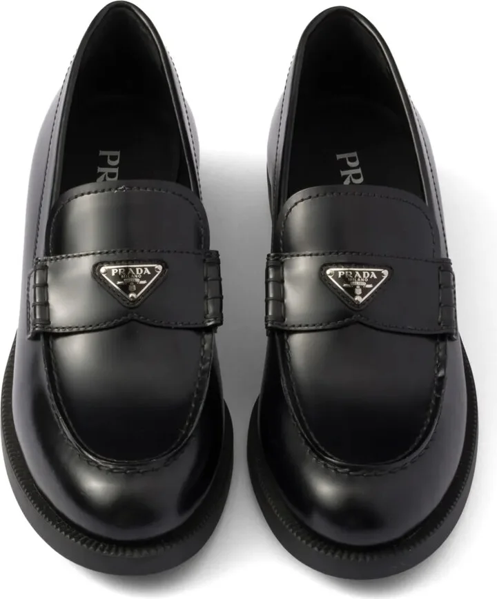 Brushed Leather Loafers - Image 5