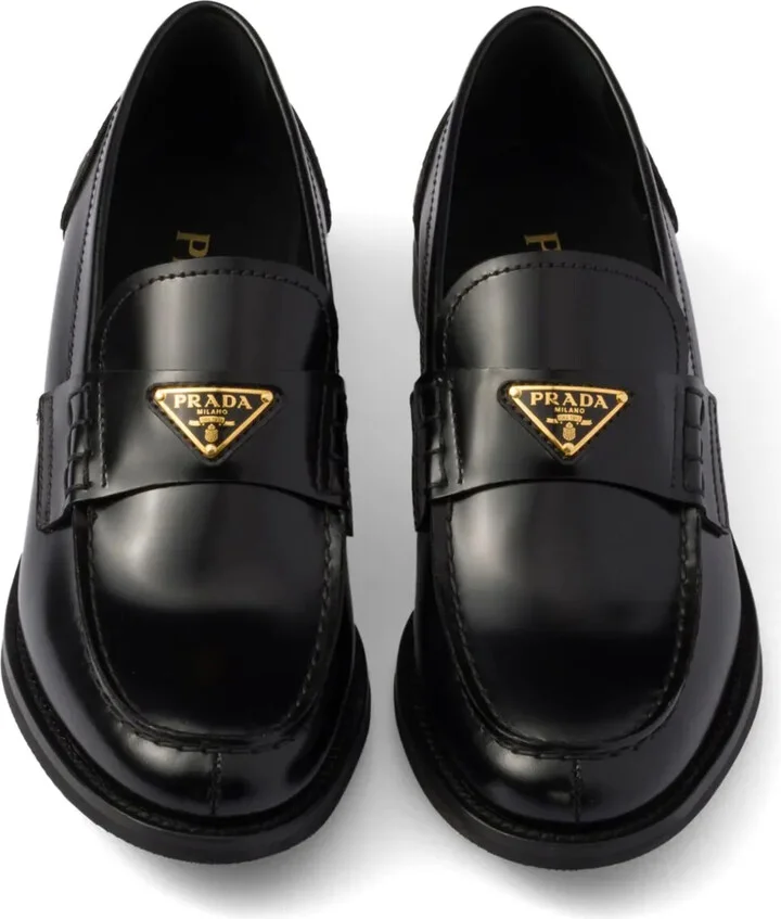 Brushed Leather Loafers - Image 4