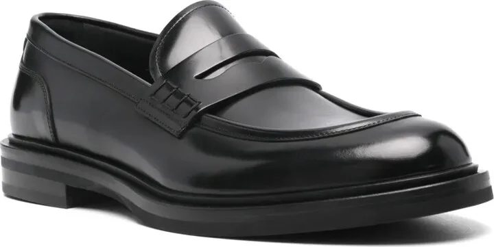 Brushed Leather Loafers - Image 2
