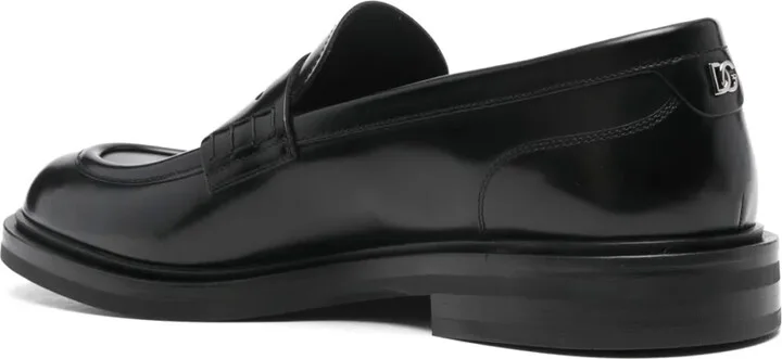 Brushed Leather Loafers - Image 3