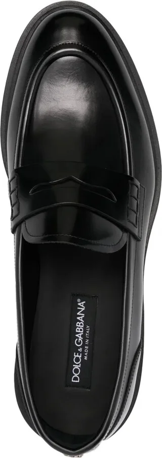 Brushed Leather Loafers - Image 4