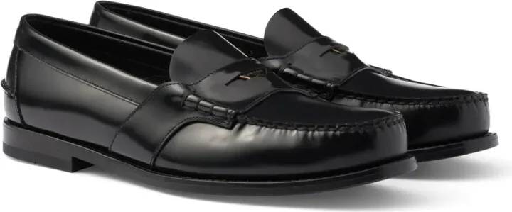 Brushed Leather Loafers - Image 2
