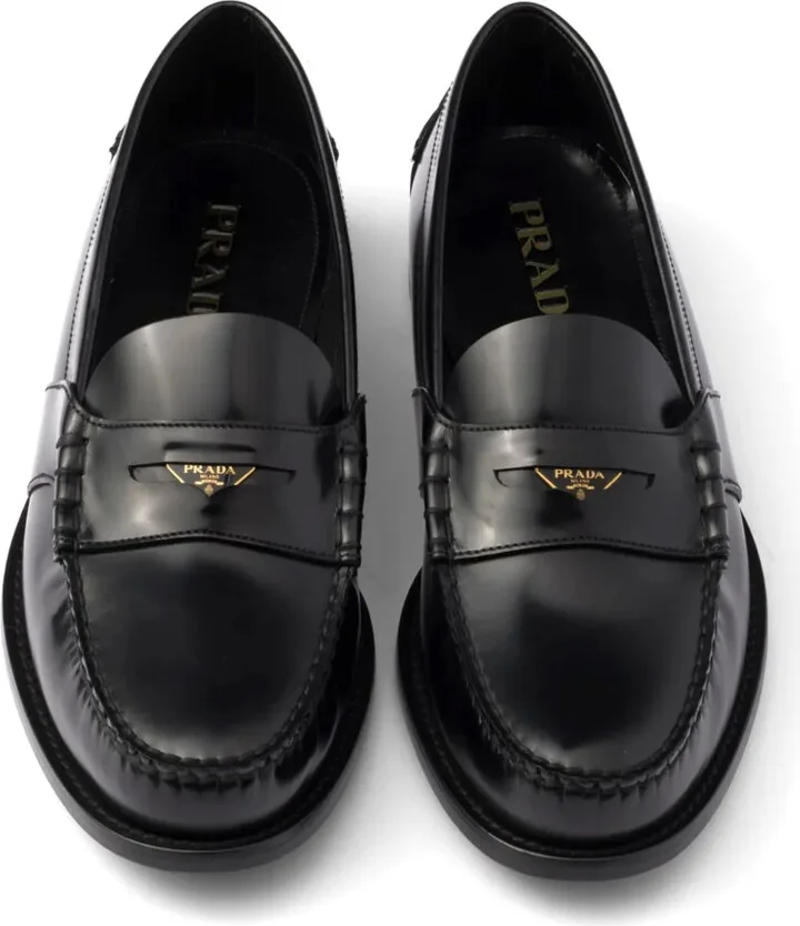 Brushed Leather Loafers - Image 4
