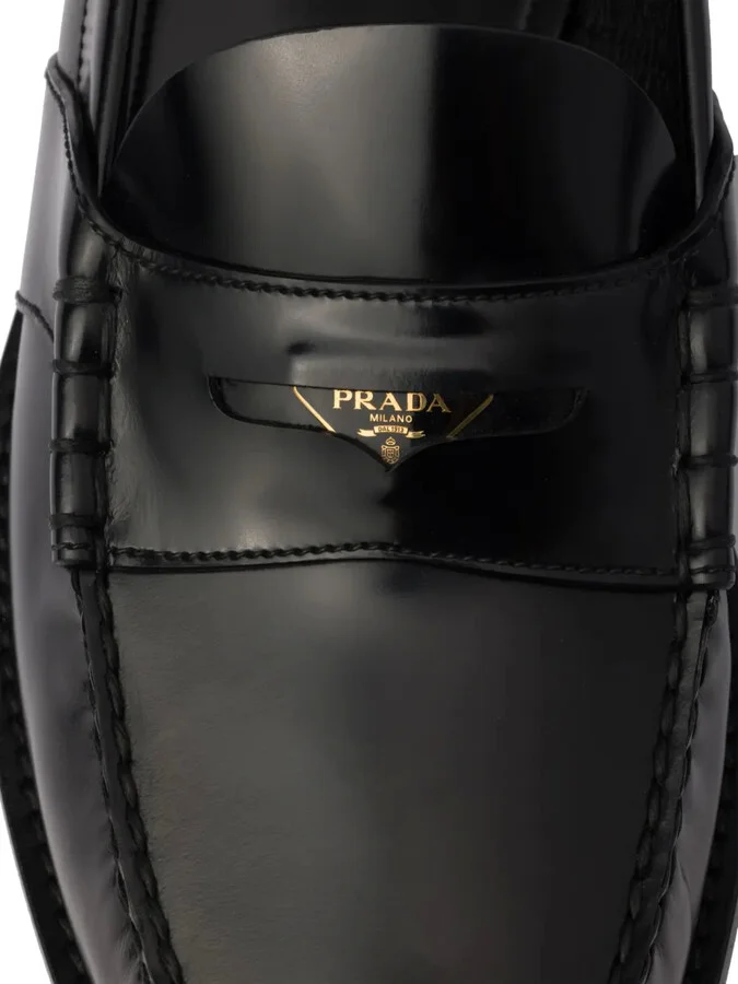 Brushed Leather Loafers - Image 5
