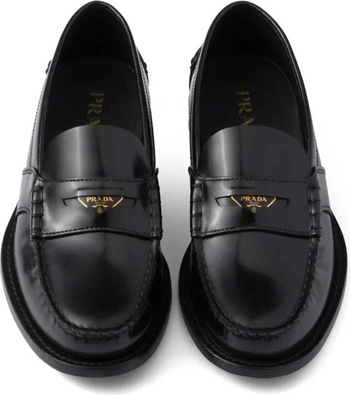 Brushed-Leather Loafers - Image 4