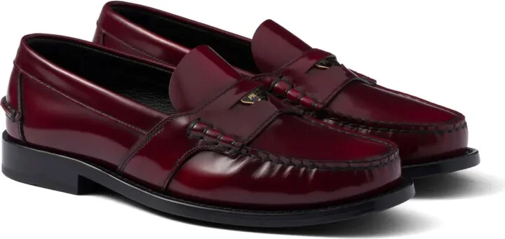 Brushed-Leather Loafers - Image 2