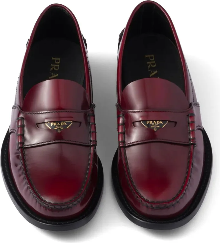 Brushed-Leather Loafers - Image 4