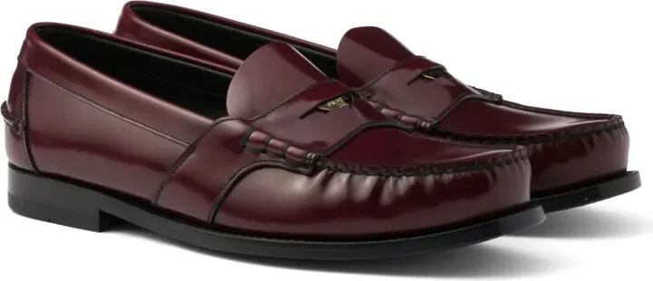 Brushed Leather Loafers - Image 2
