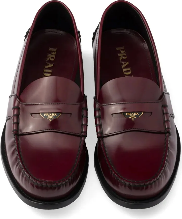 Brushed Leather Loafers - Image 4