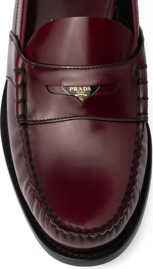 Brushed Leather Loafers - Image 5
