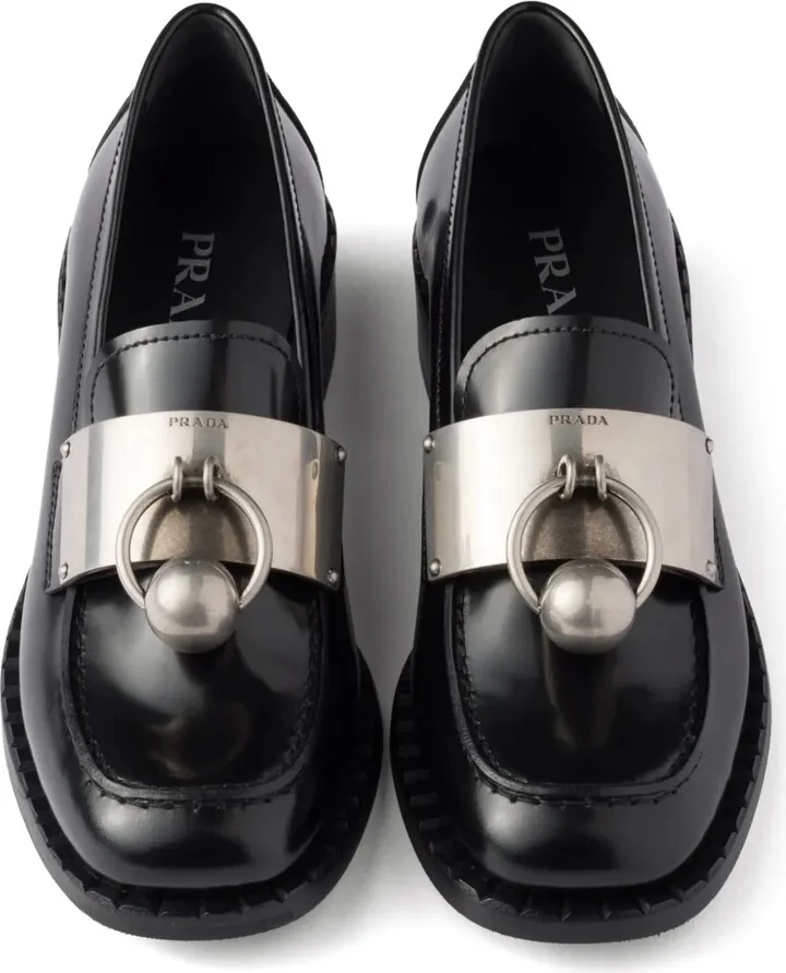 Brushed Leather Loafers - Image 4