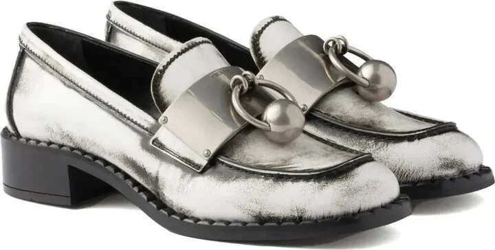 Brushed Leather Loafers - Image 2