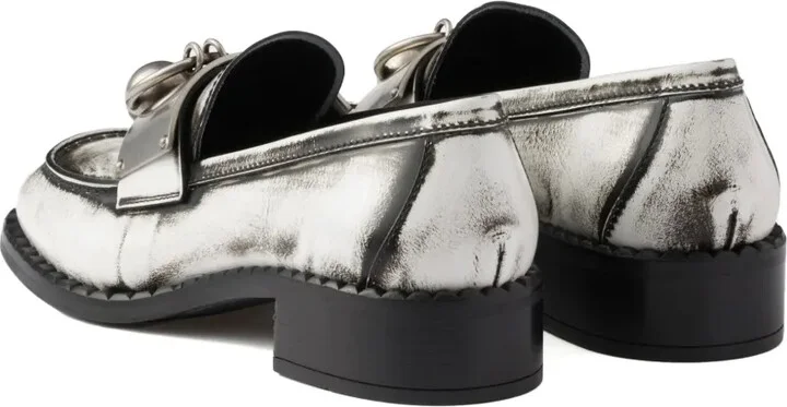 Brushed Leather Loafers - Image 3