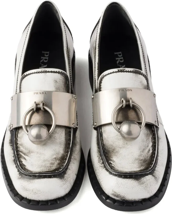 Brushed Leather Loafers - Image 4