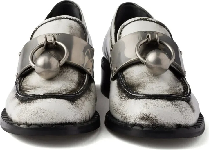 Brushed Leather Loafers - Image 5