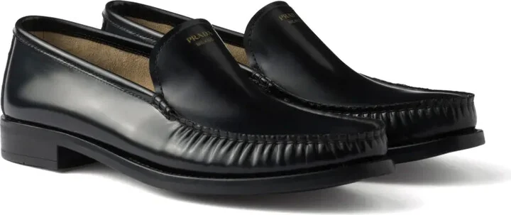 Brushed Leather Loafers - Image 2