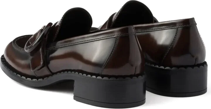 Brushed Leather Loafers - Image 3