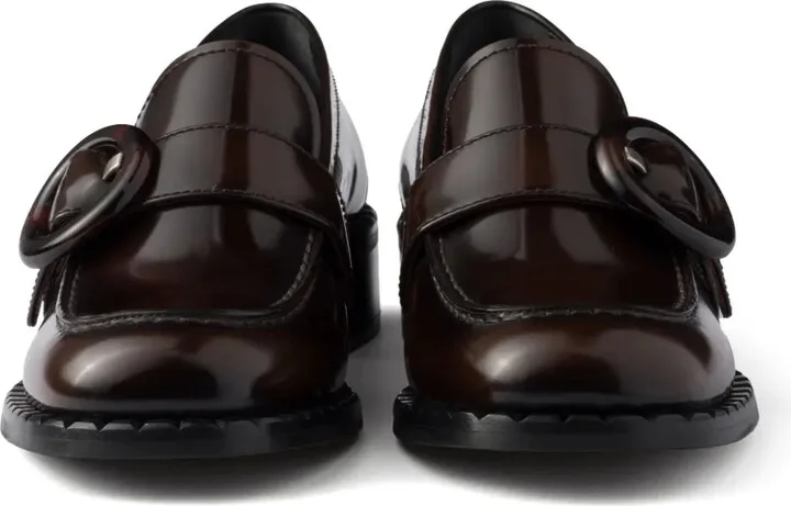 Brushed Leather Loafers - Image 4