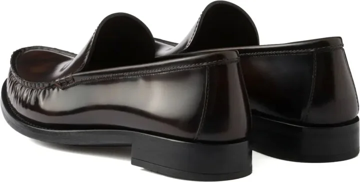 Brushed Leather Loafers - Image 3