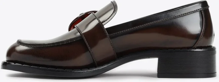 Brushed Leather Loafers - Image 2