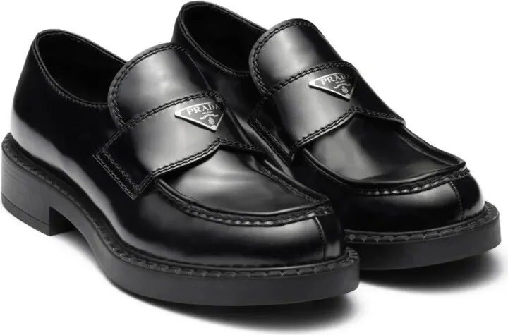 Brushed-Leather Loafers - Image 2