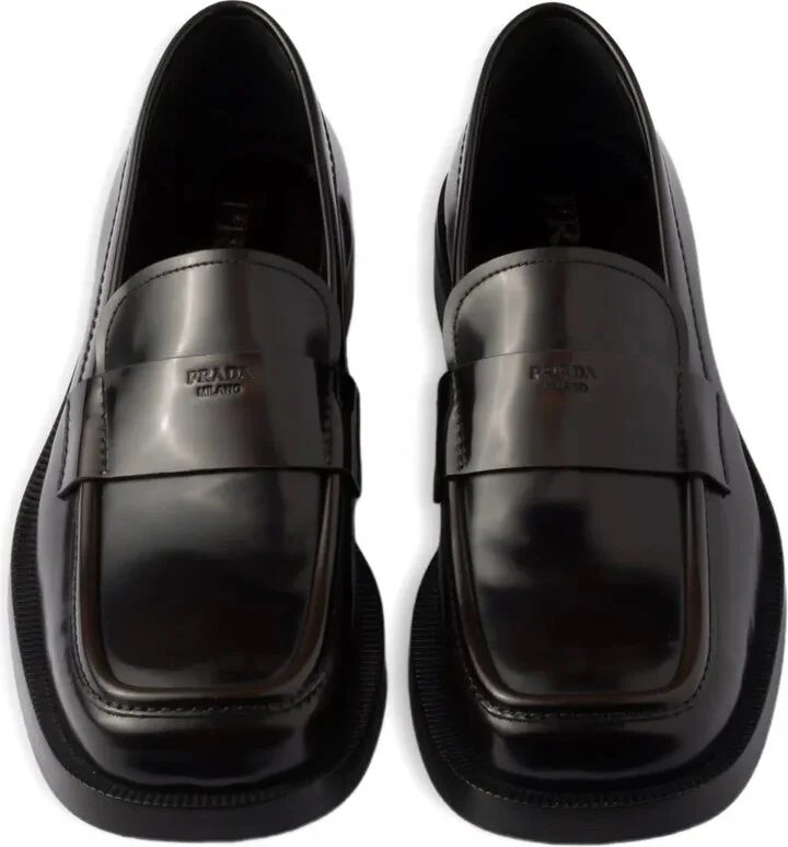 Brushed Leather Loafers - Image 4