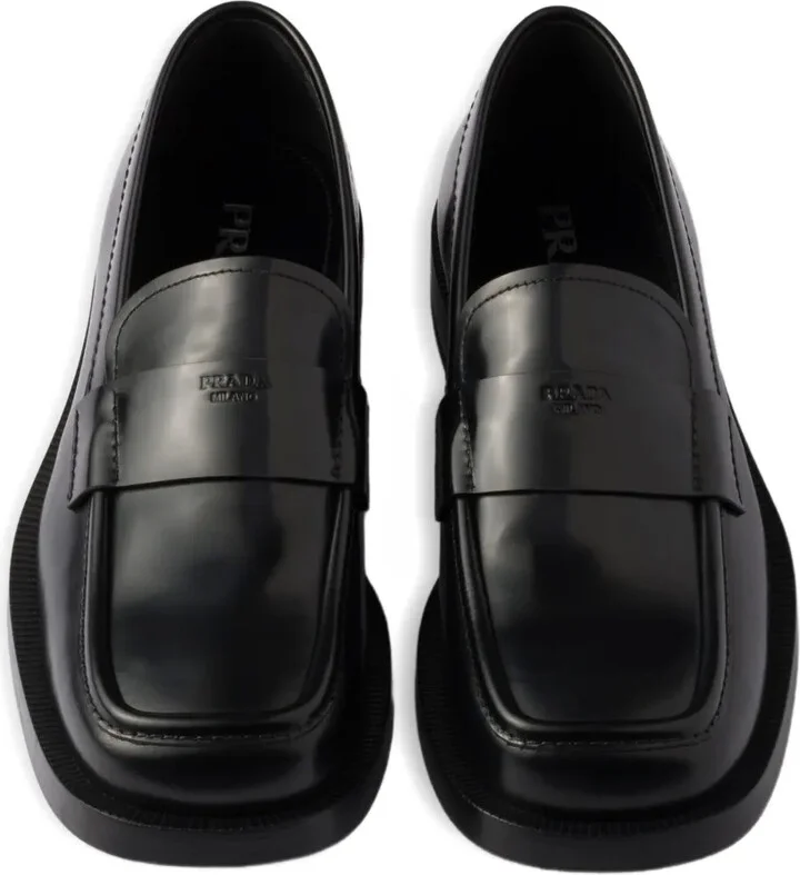 Brushed Leather Loafers - Image 4