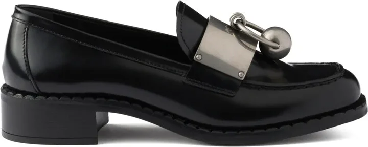 Brushed Leather Loafers