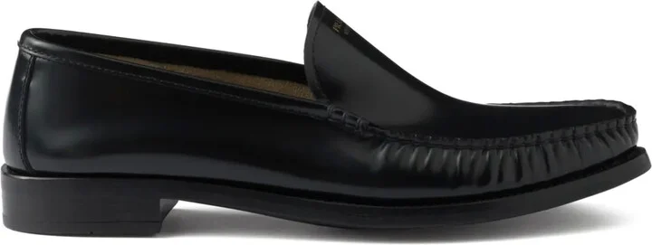 Brushed Leather Loafers