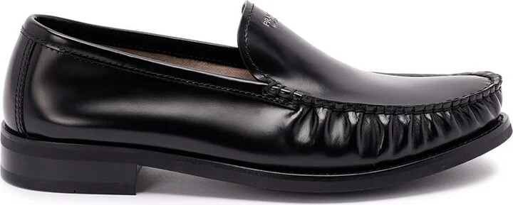 Brushed Leather Loafers