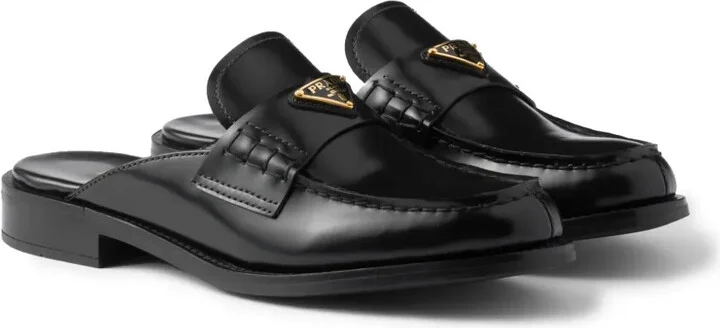 Brushed Leather Mules - Image 2